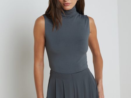 Ceci Sleeveless Turtle Neck Cheap