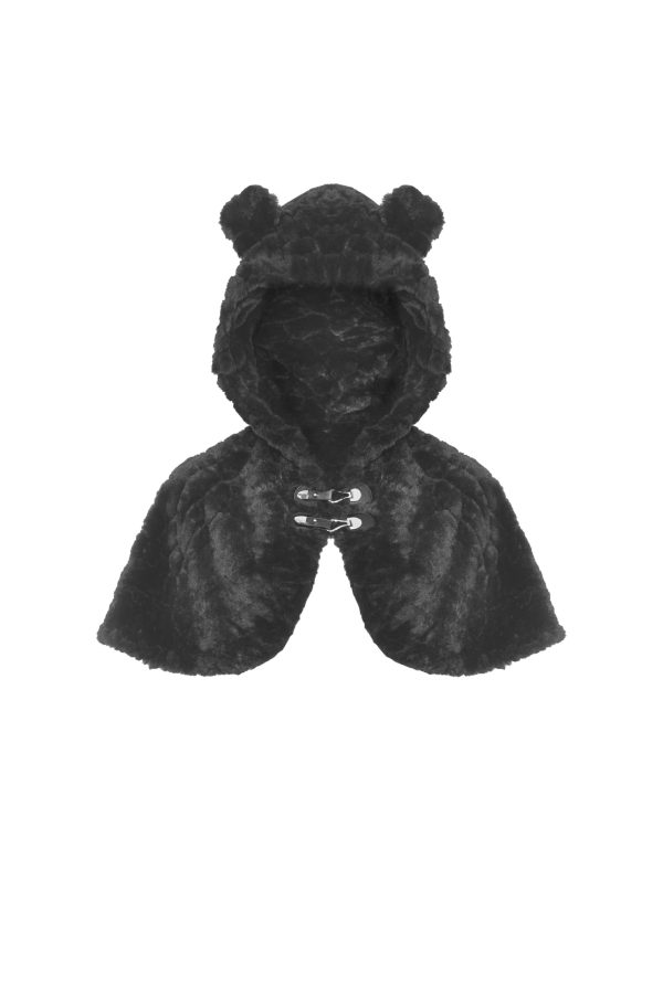 Dark Cuddly Bear Gothic Lolita Cape by Dark in Love Online Sale