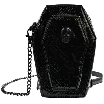 Coffin Mini Crossbody Skull Purse by Kreepsville 666 For Cheap