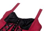 Caught Red Handed Gothic Corset Top by Dark In Love Discount