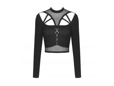 Dark Fantasy Crop Top by Dark In Love Fashion