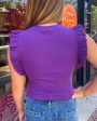 Summer Grape Top Fashion