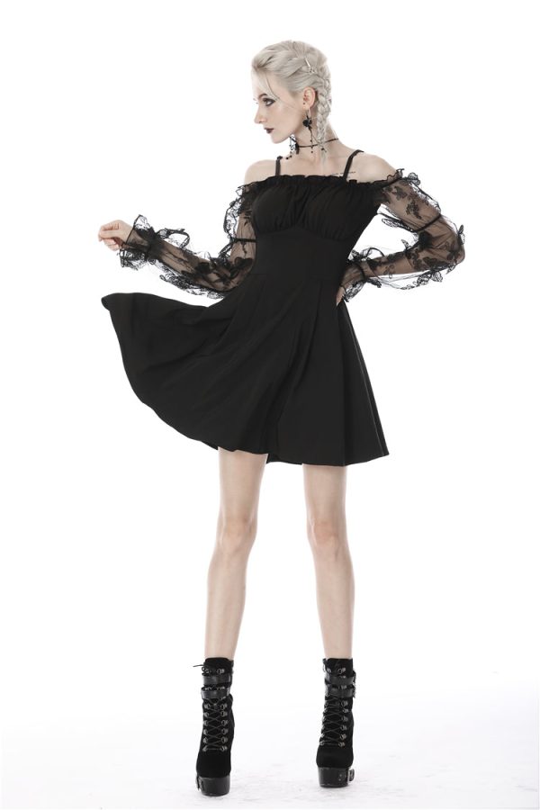 Dark Pixie Off-Shoulder Dress by Dark In Love Online now