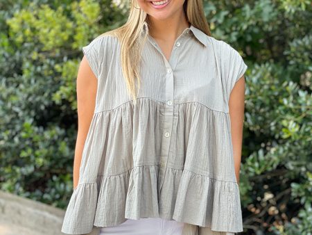 Carter Ruffle Top on Sale