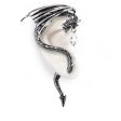 Crystal Dragon Ear-Wrap by Alchemy Gothic For Sale