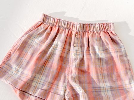 Sunday Morning Boxer | Peachy Pink Combo Hot on Sale