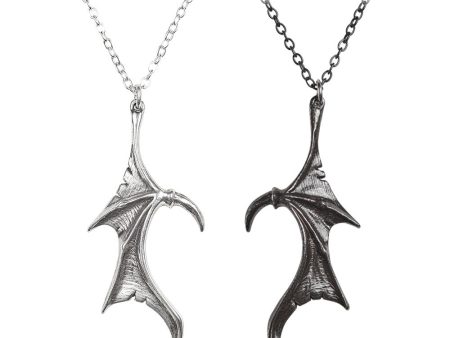 Darkling Heart Necklace Pair by Alchemy Gothic Hot on Sale