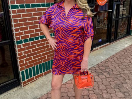 Charlotte Dress- Tigress Print Discount