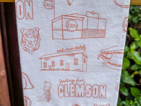 Tigertown Toile - Bar Towel For Sale