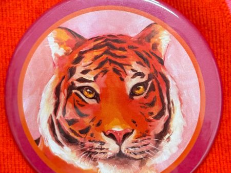 Tiger Magnet Button -Regal Tiger Online Sale