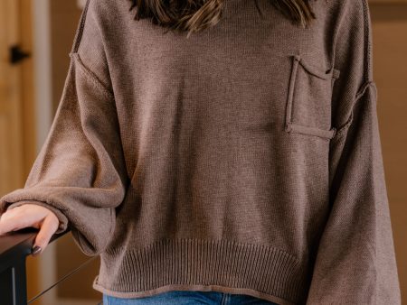 Ariella Round Neck Sweater | Choco Wood Sale