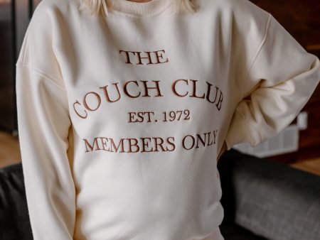 The Couch Club Sweatshirt | Cream For Discount