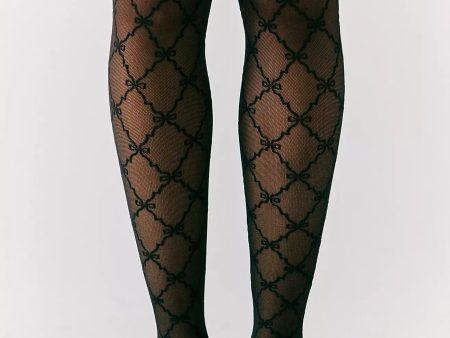 Ribbon Chain Tight | Black on Sale