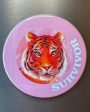 Tiger Magnet Button - Survivor Fashion