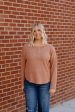 Delaney Waffle Knit Top | Terracotta Online Sale